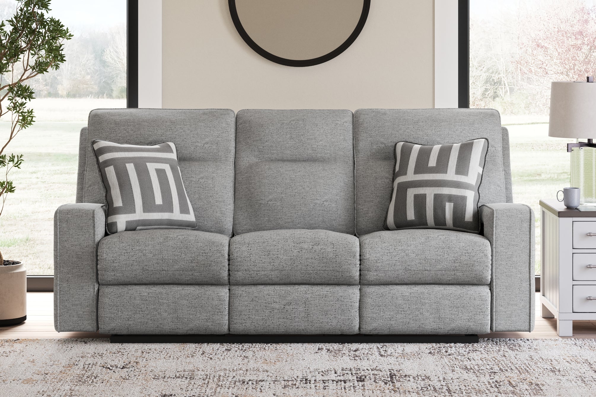 Biscoe Power Reclining Sofa and Loveseat