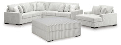 Best Deals Furniture - Ashley Furniture - Stupendous 4-Piece Sectionals and Ottoman - 4-Piece Sectionals and Ottoman / Alloy - 25903U5
