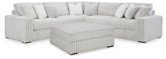 Best Deals Furniture - Ashley Furniture - Stupendous 3-Piece Sectional and Ottoman - 3-Piece Sectional and Ottoman / Alloy - 25903U6
