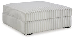 Stupendous 4-Piece Sectional and Oversized Accent Ottoman
