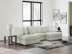 Best Deals Furniture - Ashley Furniture - Stupendous 3-Piece Sectional with Double Chaise - RAF 3-Piece Sectional with Double Chaise / Alloy - 25903S4