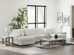 Best Deals Furniture - Ashley Furniture - Stupendous 4-Piece Sectional with Double Chaise - RAF 4-Piece Sectional with Double Chaise / Alloy - 25903S5
