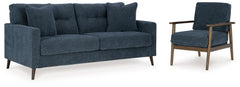 Best Deals Furniture - Ashley Furniture - Bixler Sofa and Chair - Sofa and Chair / Navy - 26106U3