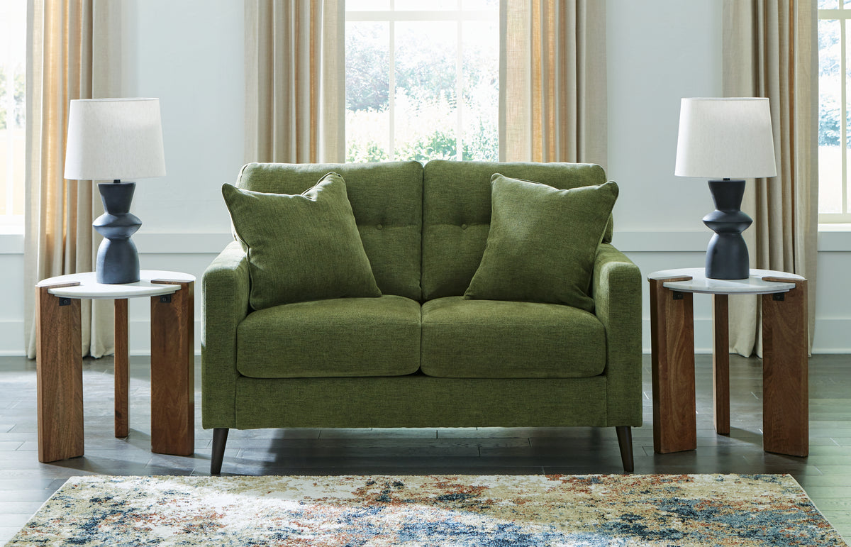Best Deals Furniture - Ashley Furniture - Bixler Loveseat - Loveseat / Navy - 2610635