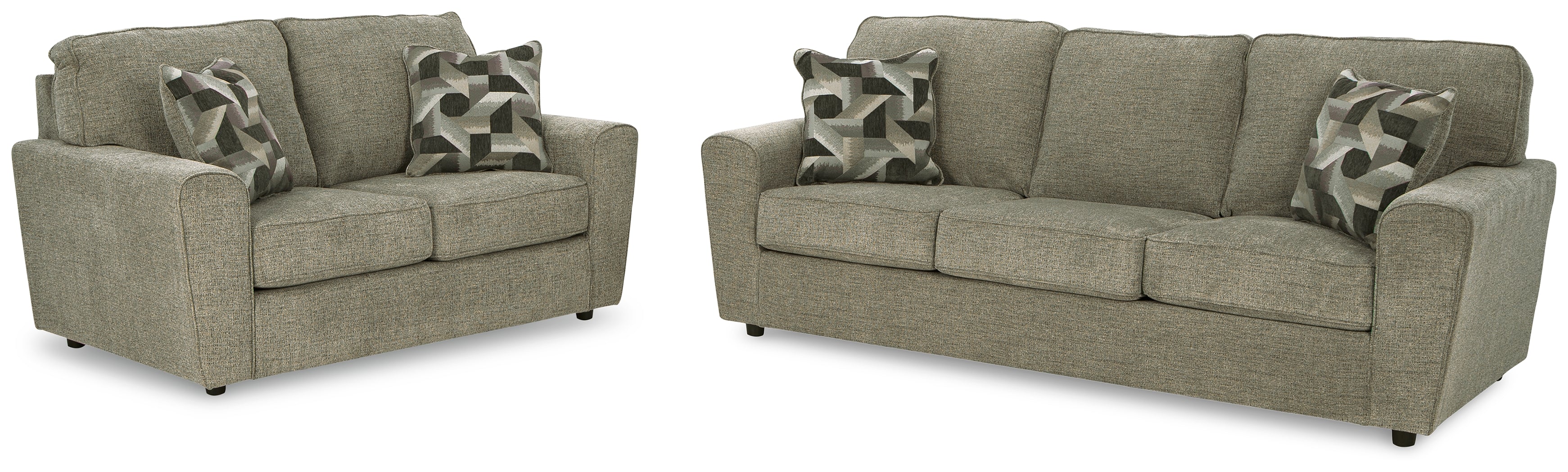 Best Deals Furniture - Ashley Furniture - Cascilla Sofa and Loveseat - Sofa and Loveseat / Pewter - 26805U1