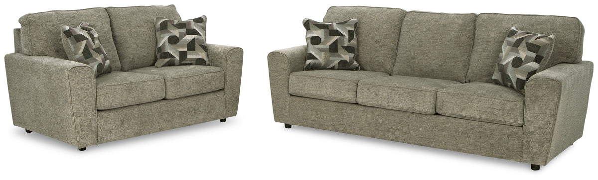 Best Deals Furniture - Ashley Furniture - Cascilla Sofa and Loveseat - Sofa and Loveseat / Pewter - 26805U1