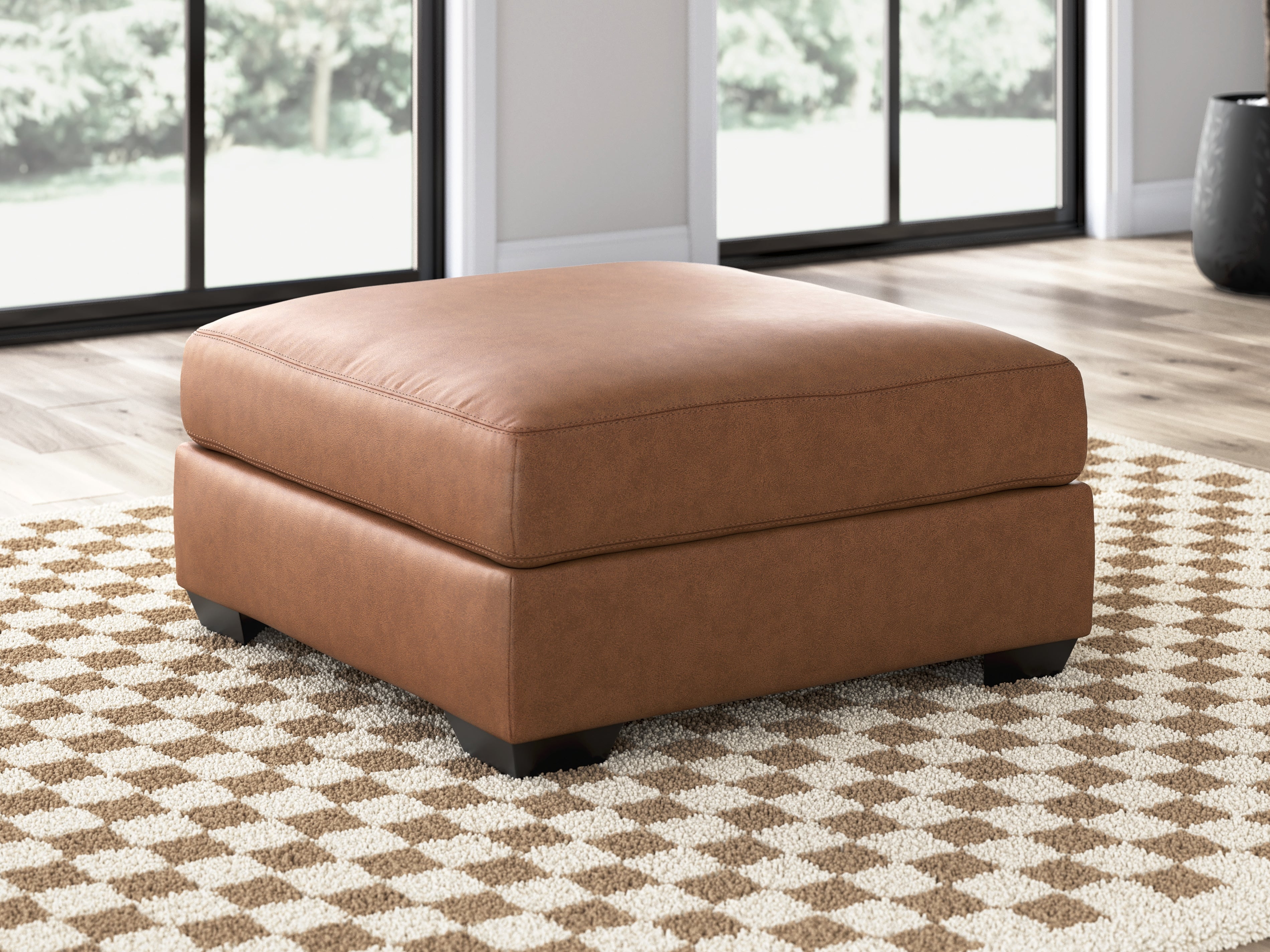 Best Deals Furniture - Ashley Furniture - WillowBend Living Room - Oversized Accent Ottoman / Caramel - PC2770408