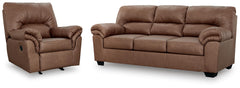 Best Deals Furniture - Ashley Furniture - WillowBend Sofa and Recliner - Sofa and Recliner - PC27704U3