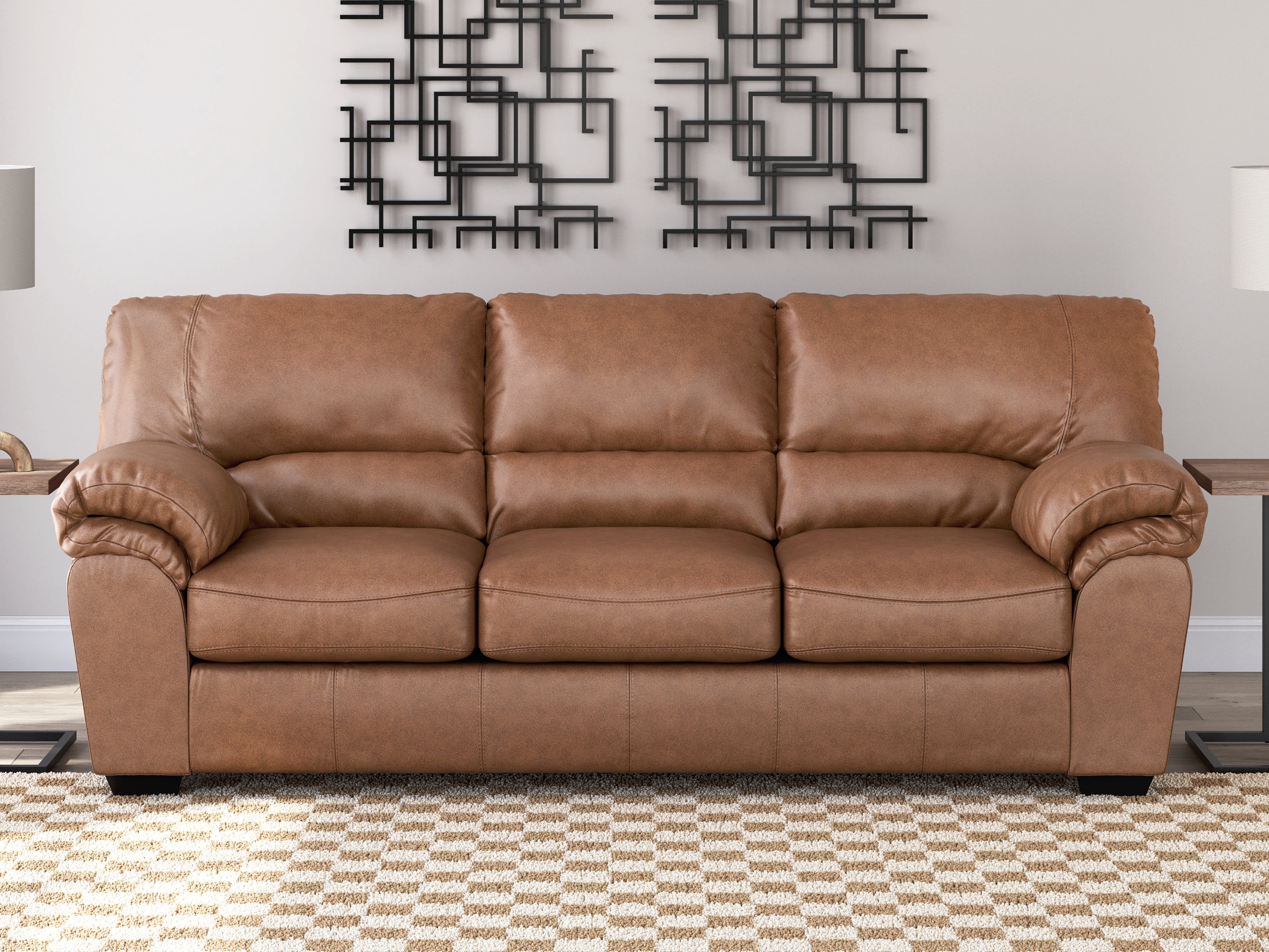 Best Deals Furniture - Ashley Furniture - WillowBend Living Room - Sofa / Caramel - PC2770438