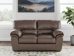 Best Deals Furniture - Ashley Furniture - WillowBend Loveseat - Loveseat / Umber - PC2770535