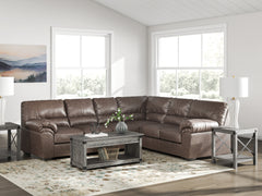 Best Deals Furniture - Ashley Furniture - WillowBend 3-Piece Sectional - LAF 3-Piece Sectional / Umber - PC27705S4