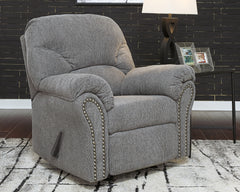 Best Deals Furniture - Ashley Furniture - Allmaxx Recliner - Rocker Recliner / Pewter - 2810525