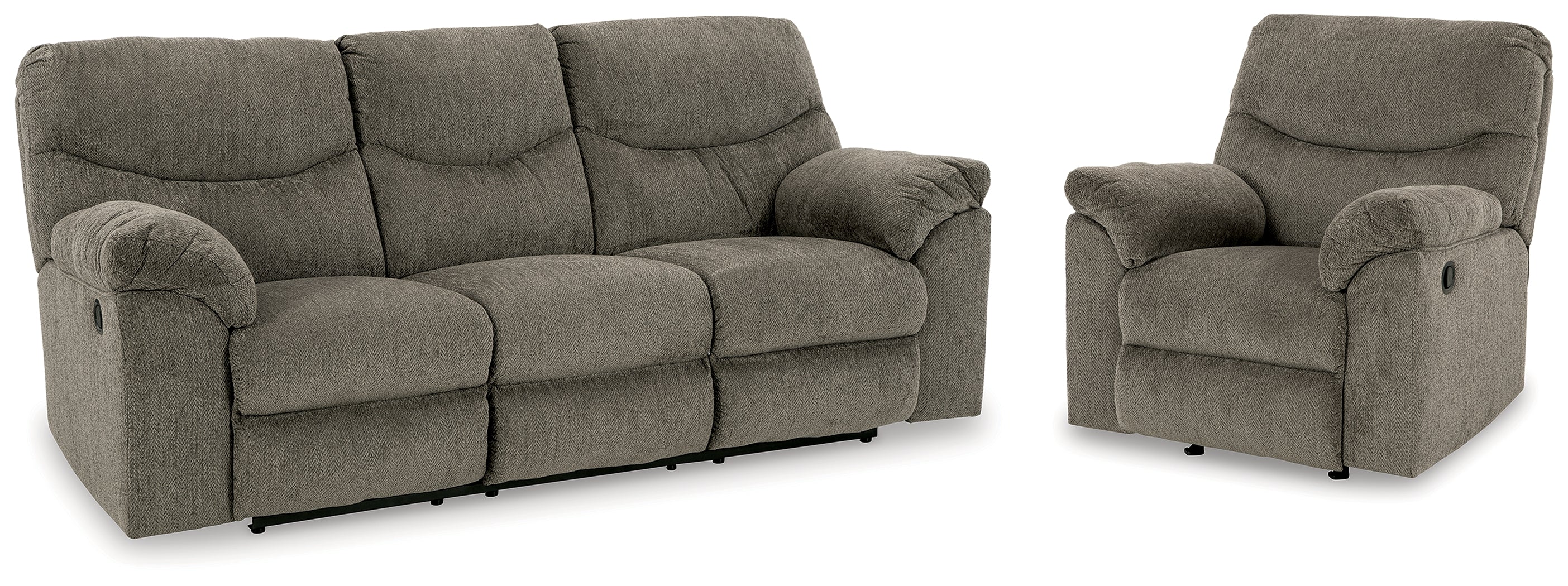 Best Deals Furniture - Ashley Furniture - Alphons Reclining Sofa and Recliner - Reclining Sofa and Recliner - 28201U3