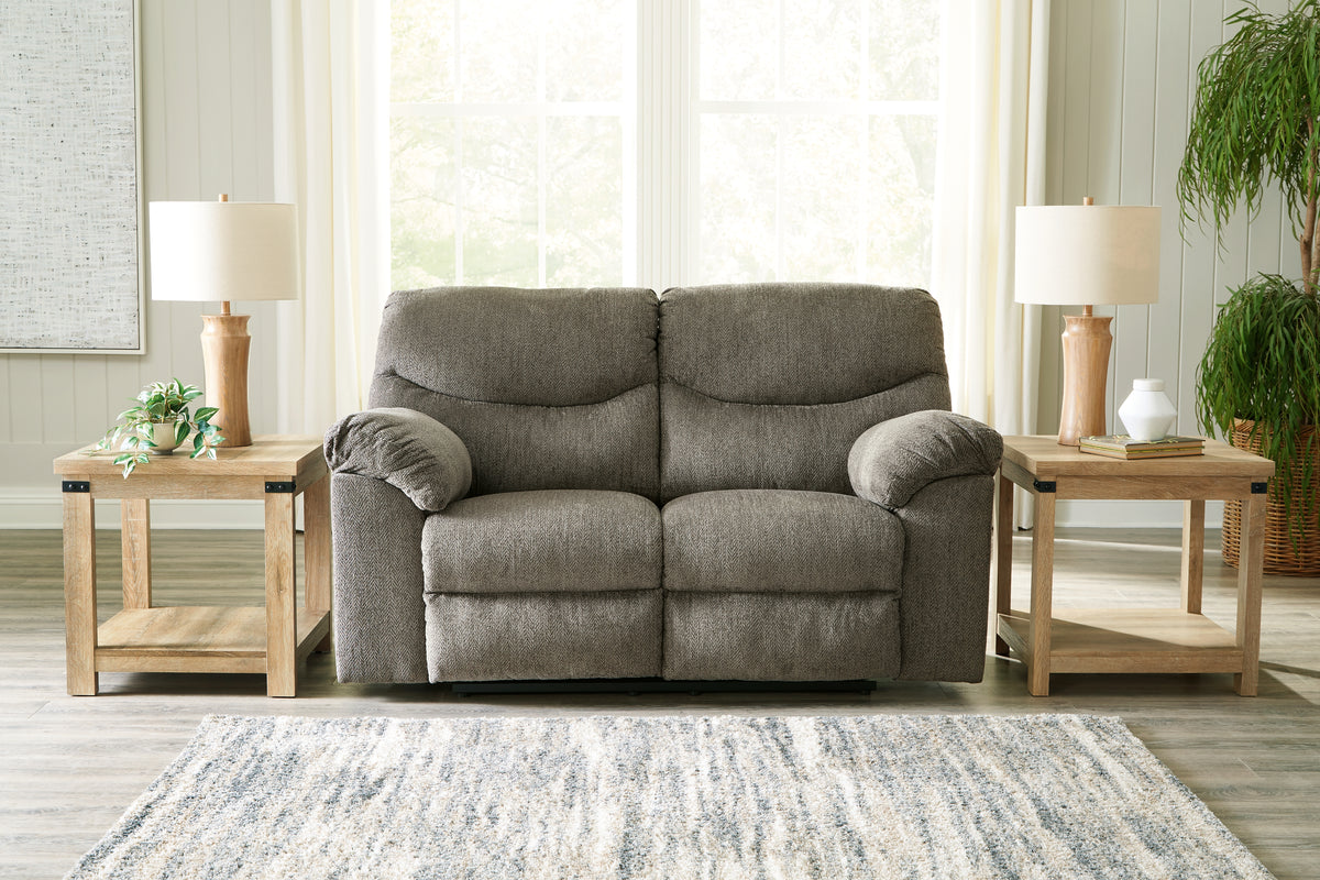 Best Deals Furniture - Ashley Furniture - Alphons Reclining Loveseat - Reclining Loveseat / Briar - 2820286