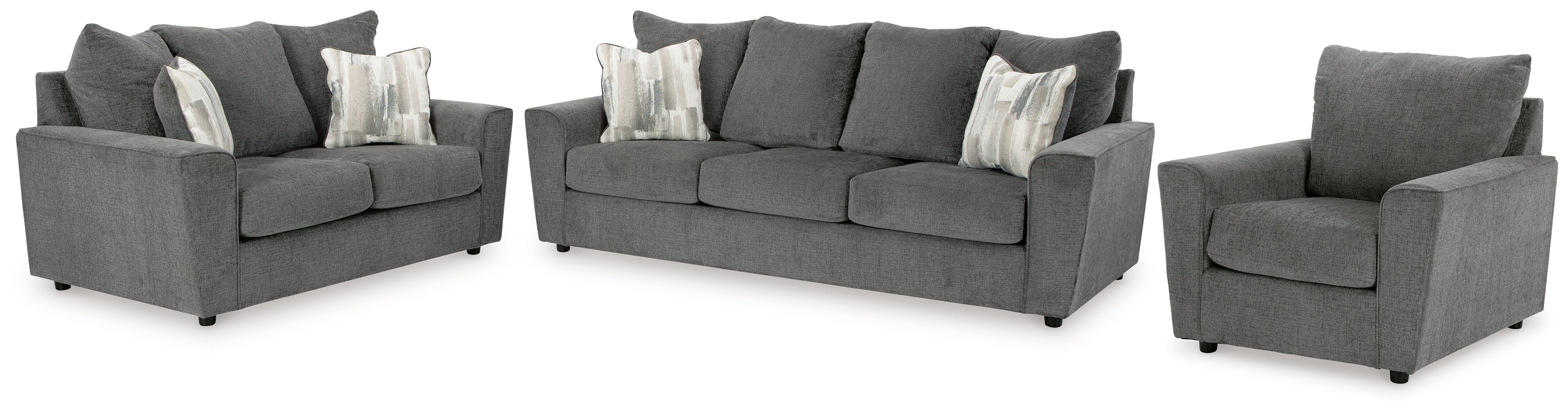Best Deals Furniture - Ashley Furniture - Stairatt Sofa, Loveseat and Chair - Sofa, Loveseat and Chair - 28502U5