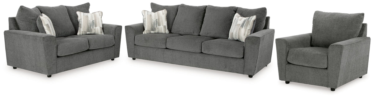 Best Deals Furniture - Ashley Furniture - Stairatt Sofa, Loveseat and Chair - Sofa, Loveseat and Chair - 28502U5