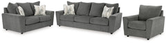 Best Deals Furniture - Ashley Furniture - Stairatt Sofa, Loveseat and Chair - Sofa, Loveseat and Chair - 28502U5