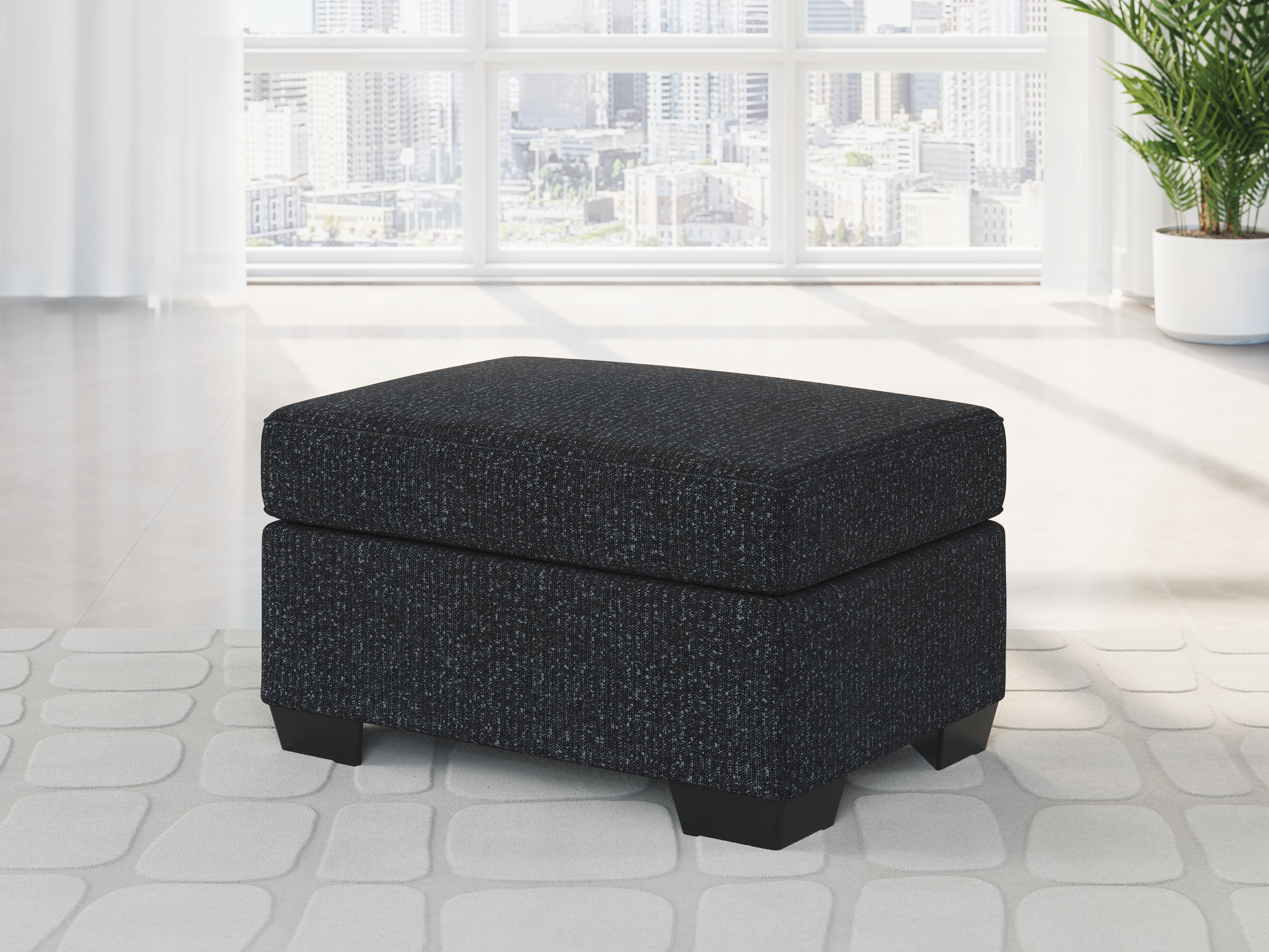 Best Deals Furniture - Ashley Furniture - Jasmine Peaks Living Room - Ottoman / Coal - 2890414
