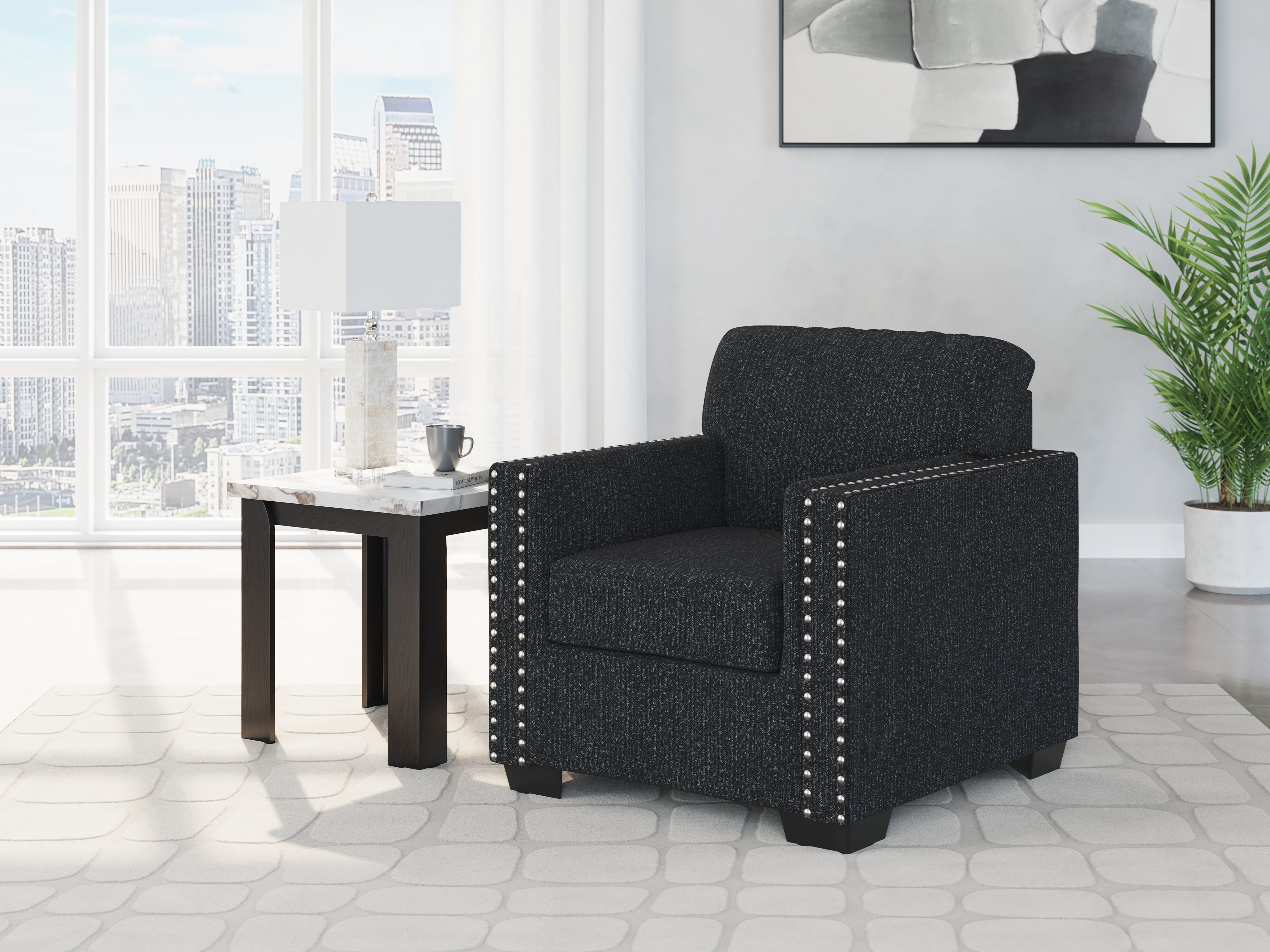 Best Deals Furniture - Ashley Furniture - Jasmine Peaks Living Room - Chair / Coal - 2890420