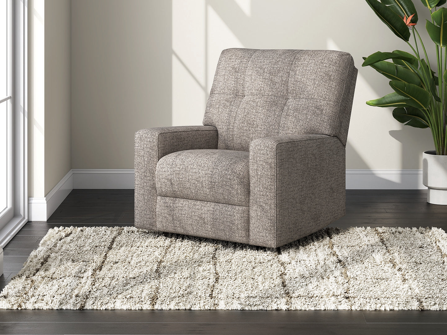 Best Deals Furniture - Ashley Furniture - Larimer Living Room - Rocker Recliner / Iron - PC2920425