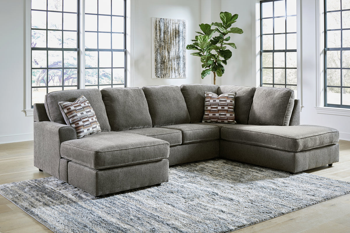 Best Deals Furniture - Ashley Furniture - O'Phannon 2-Piece Sectional with Chaise - LAF 2-Piece Sectional with Chaise / Putty - 29402S1