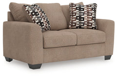 Best Deals Furniture - Ashley Furniture - Triston-Peaks Loveseat - Loveseat / Suede - 3020435