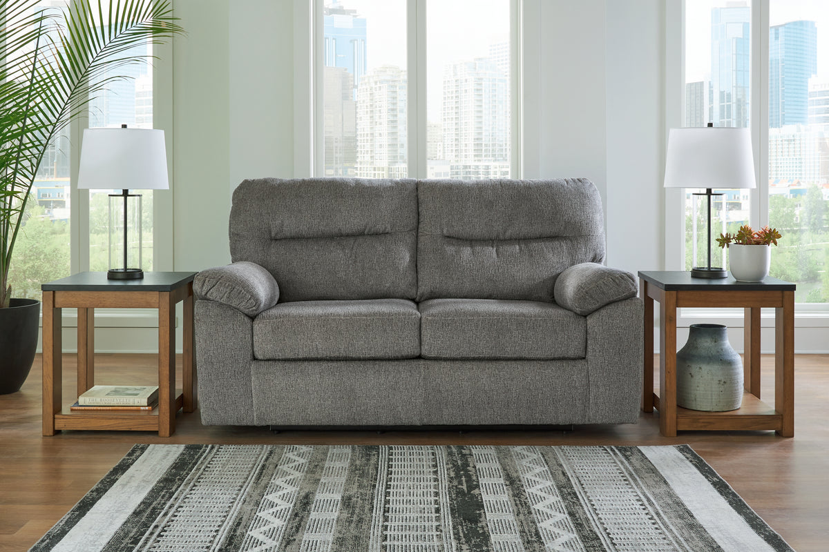 Best Deals Furniture - Ashley Furniture - Bindura Glider Loveseat - Glider Loveseat / Mineral - 3030578
