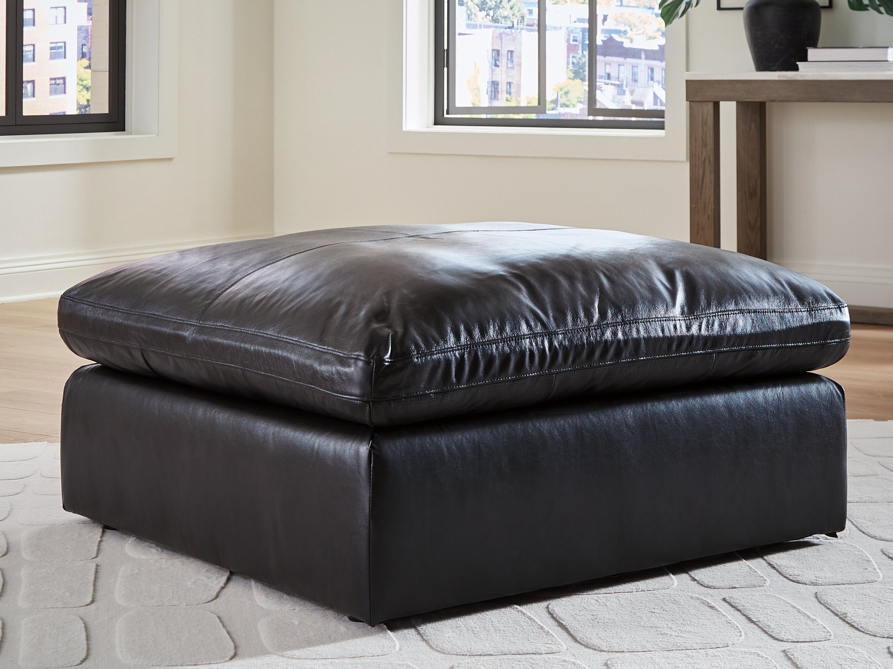 Best Deals Furniture - Ashley Furniture - Emilia Oversized Accent Ottoman - Oversized Accent Ottoman / Black - 3090208