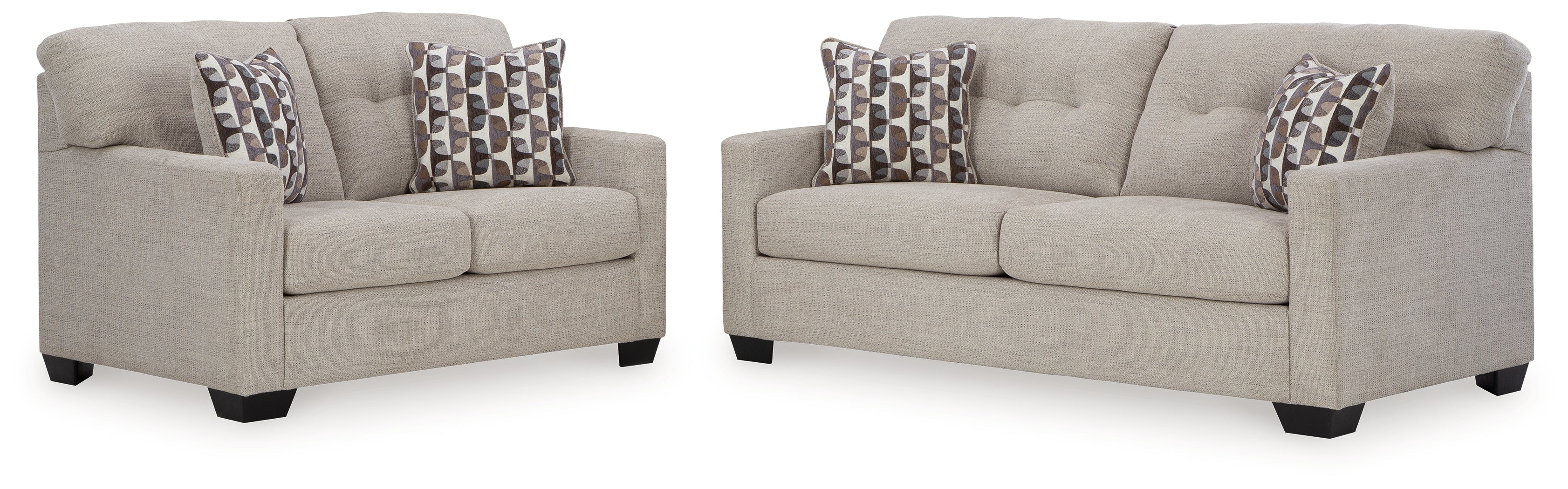Mahoney Full Sofa Sleeper and Loveseat