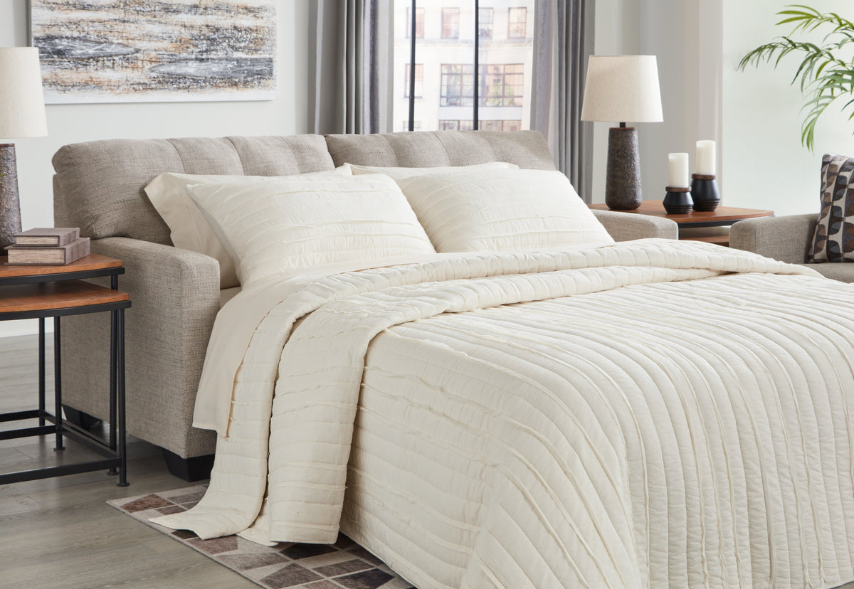 Best Deals Furniture - Ashley Furniture - Mahoney Full Sofa Sleeper - Full Sofa Sleeper / Pebble - 3100436