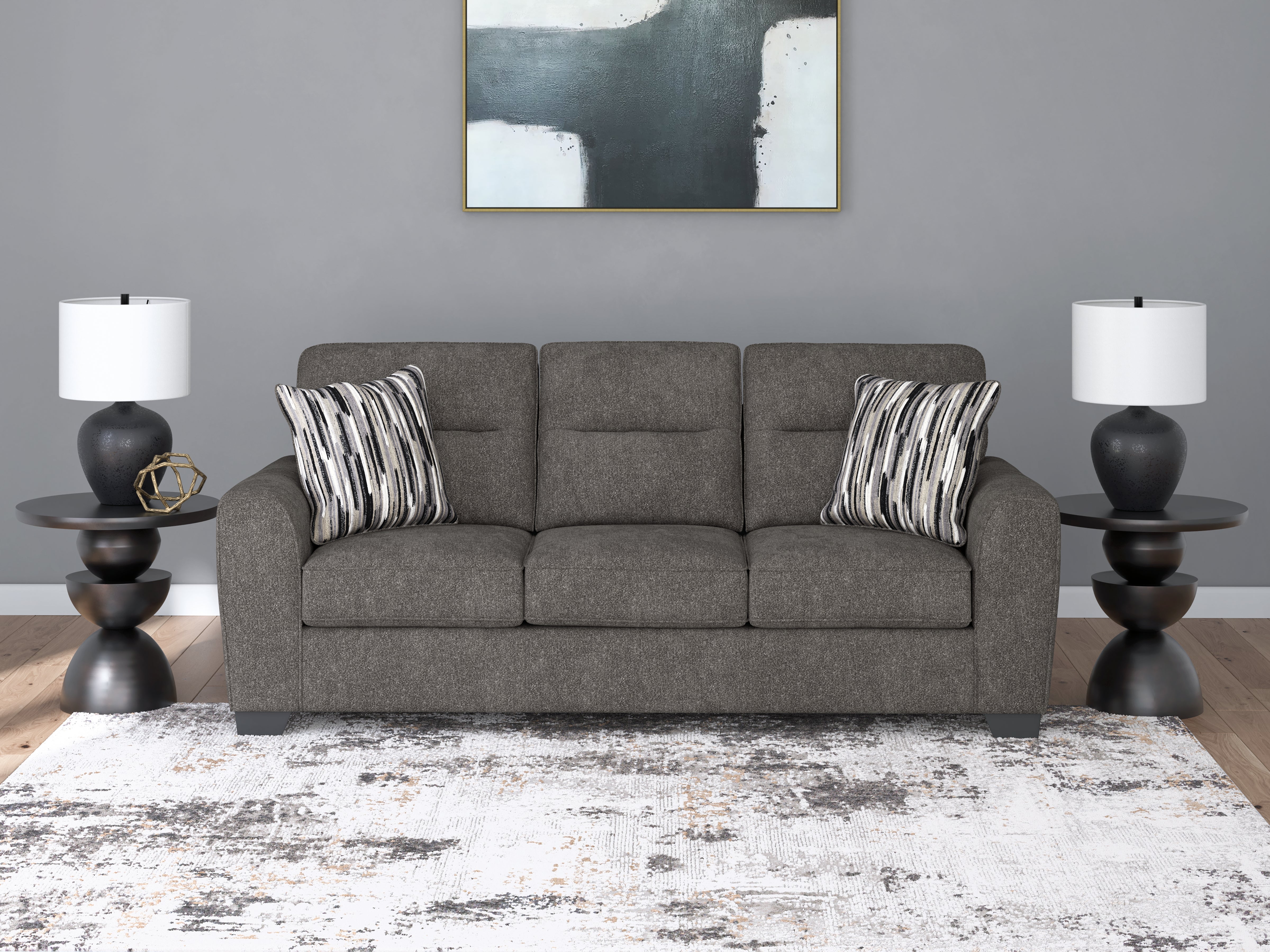 Best Deals Furniture - Ashley Furniture - Olten Living Room - Sofa / Graphite - 3130538