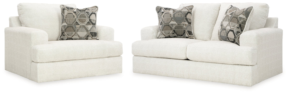 Best Deals Furniture - Ashley Furniture - Karinne Loveseat and Chair - Loveseat and Chair - 31403U2