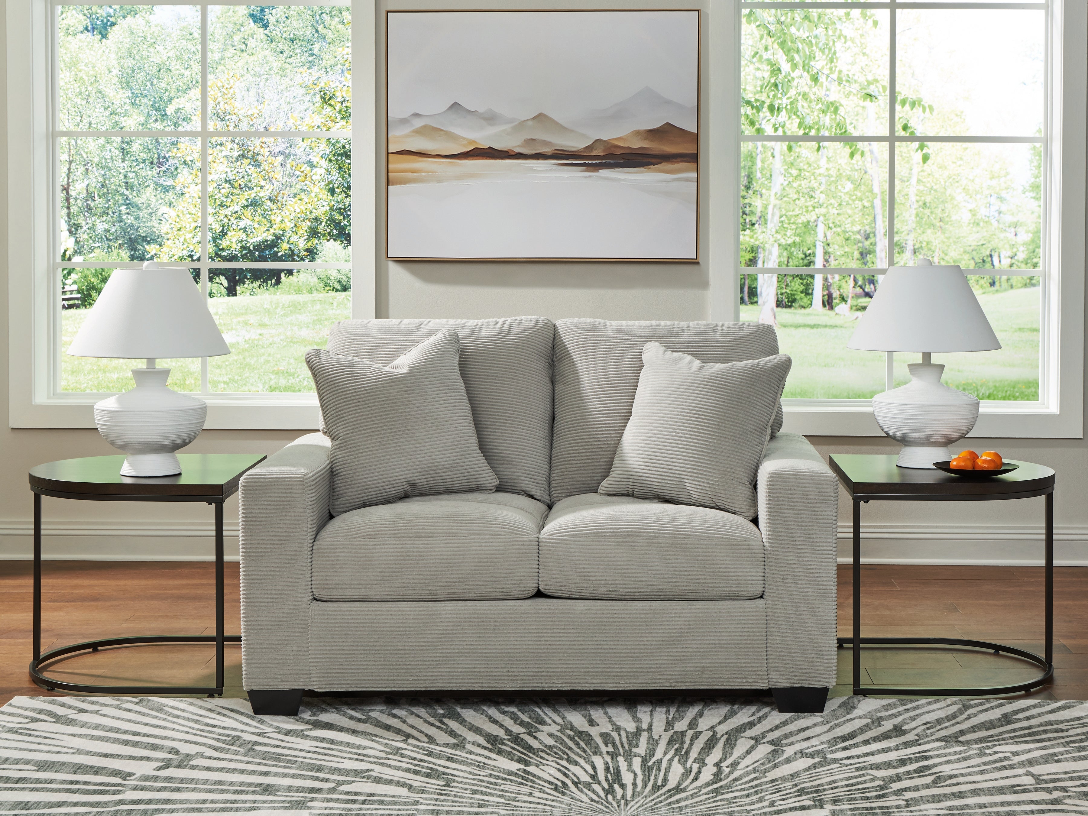 Best Deals Furniture - Ashley Furniture - Greenbriar Living Room - Loveseat / Smoke - PC3200535
