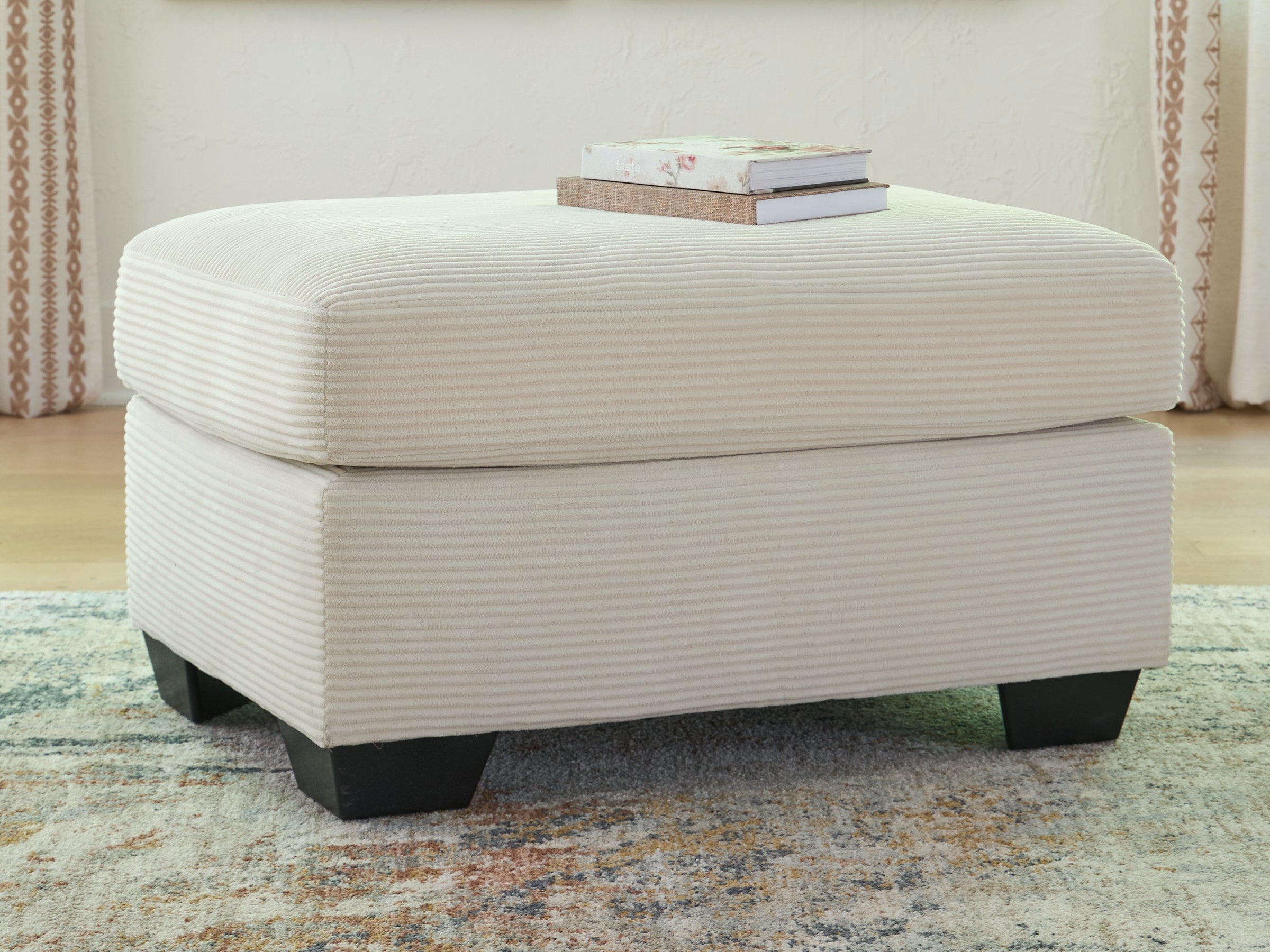 Best Deals Furniture - Ashley Furniture - Greenbriar Living Room - Ottoman / Ivory - PC3200614