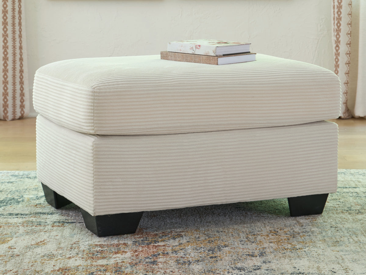 Best Deals Furniture - Ashley Furniture - Greenbriar Ottoman - Ottoman / Ivory - PC3200614
