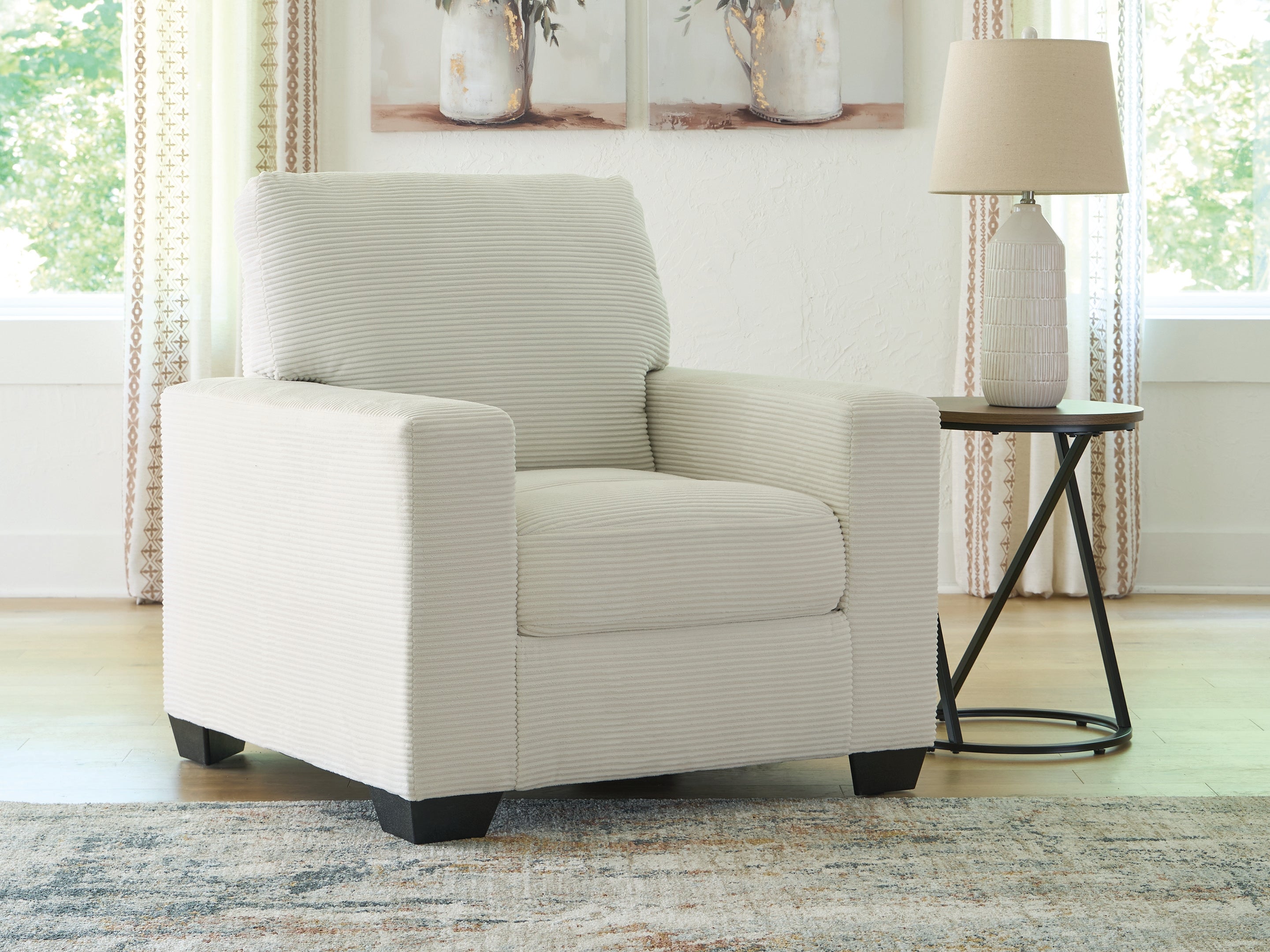 Best Deals Furniture - Ashley Furniture - Greenbriar Living Room - Chair / Ivory - PC3200620
