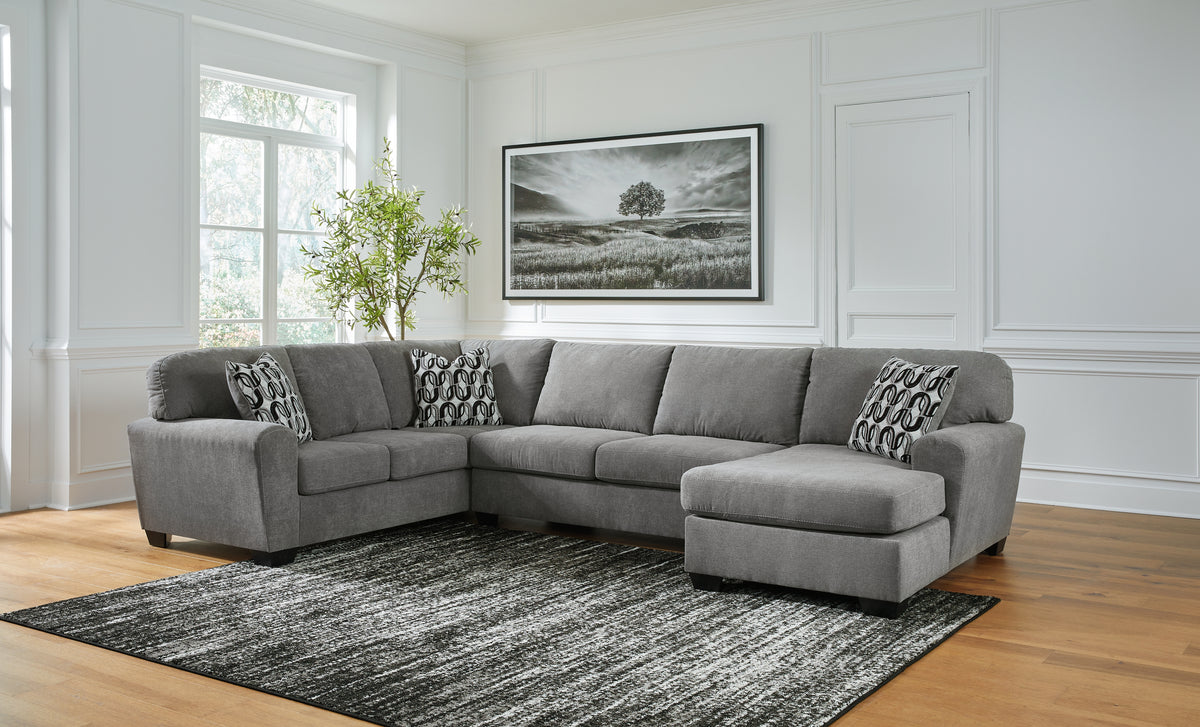Best Deals Furniture - Ashley Furniture - Birkdale Court 3-Piece Sectional with Chaise - RAF 3-Piece Sectional with Chaise / Gray - 32402S1