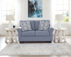 Best Deals Furniture - Ashley Furniture - Carissa Manor Loveseat - Loveseat / Denim - 3260435