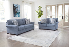 Best Deals Furniture - Ashley Furniture - Carissa Manor Sofa and Loveseat - Sofa and Loveseat / Denim - 32604U1
