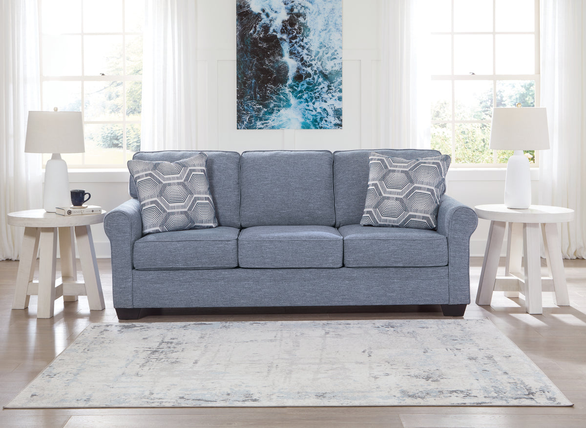 Best Deals Furniture - Ashley Furniture - Carissa Manor Sofa - Sofa / Denim - 3260438