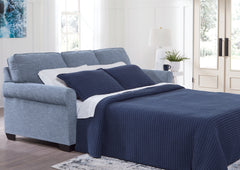 Best Deals Furniture - Ashley Furniture - Carissa Manor Queen Sofa Sleeper - Queen Sofa Sleeper / Denim - 3260439