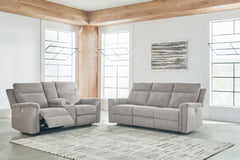 Best Deals Furniture - Ashley Furniture - Barnsana Power Reclining Sofa and Loveseat - Power Reclining Sofa and Loveseat - 33201U1