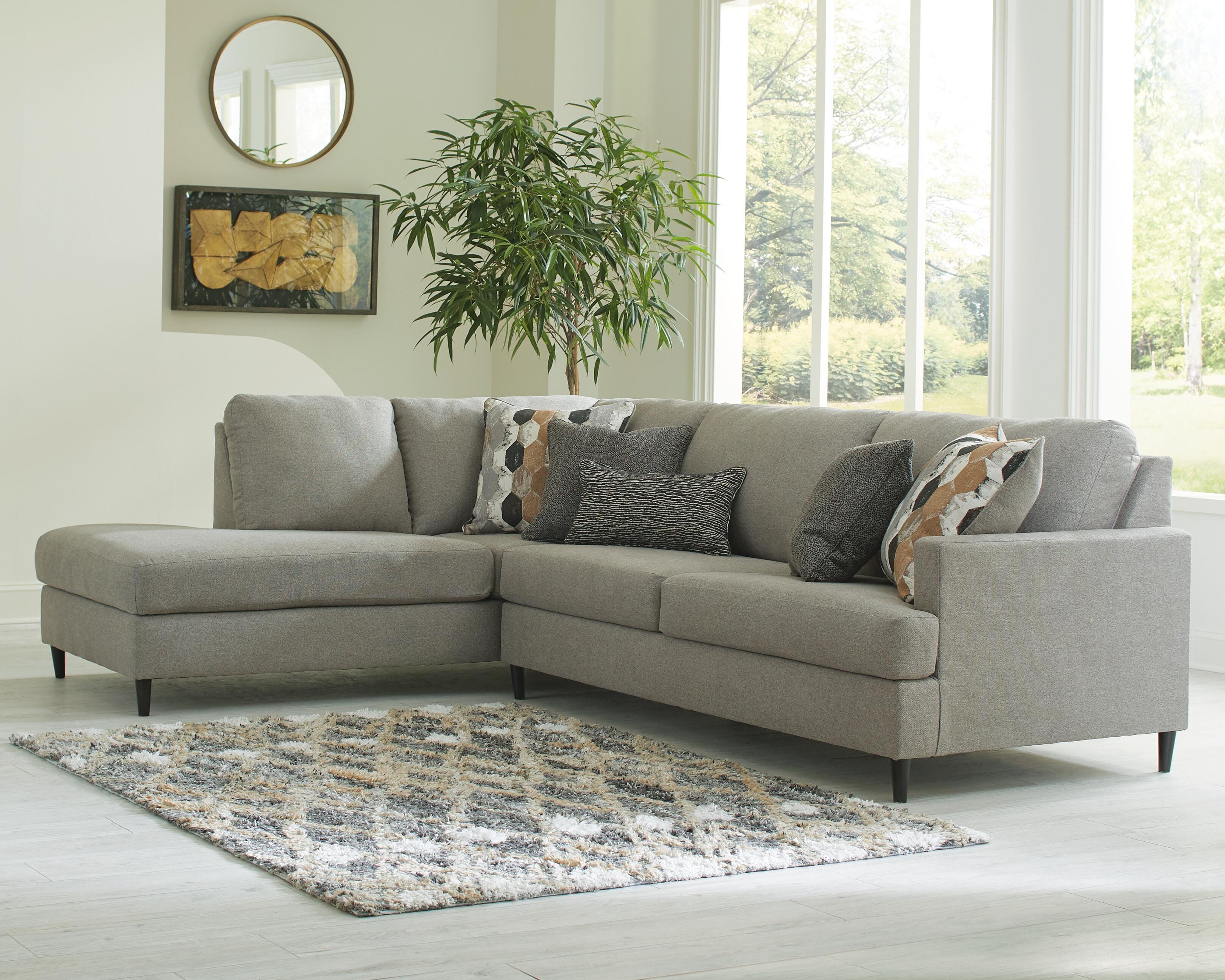 Best Deals Furniture - Ashley Furniture - Santasia 2-Piece Sectional with Chaise - RAF 2-Piece Sectional with Chaise - 33301S2