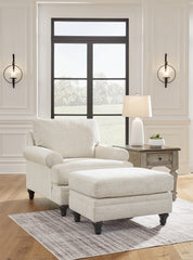 Best Deals Furniture - Ashley Furniture - Valerani Chair and Ottoman - Chair and Ottoman / Sandstone - 35702U2