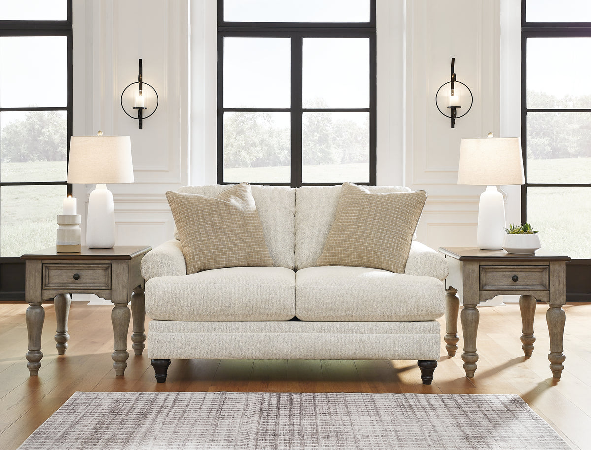 Best Deals Furniture - Ashley Furniture - Valerani Loveseat - Loveseat / Sandstone - 3570235