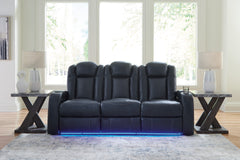Best Deals Furniture - Ashley Furniture - Fyne-Dyme Power Reclining Sofa - PWR REC Sofa with ADJ Headrest / Shadow - 3660215
