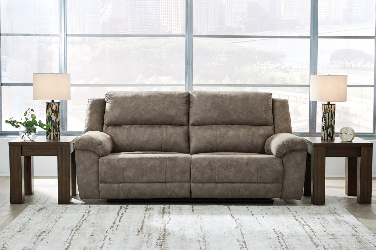 Best Deals Furniture - Ashley Furniture - Laresview Reclining Sofa - 2 Seat Reclining Sofa / Fossil - 3720381