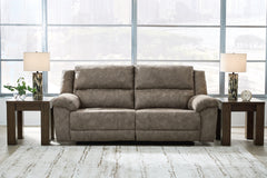 Best Deals Furniture - Ashley Furniture - Laresview Reclining Sofa - 2 Seat Reclining Sofa / Fossil - 3720381