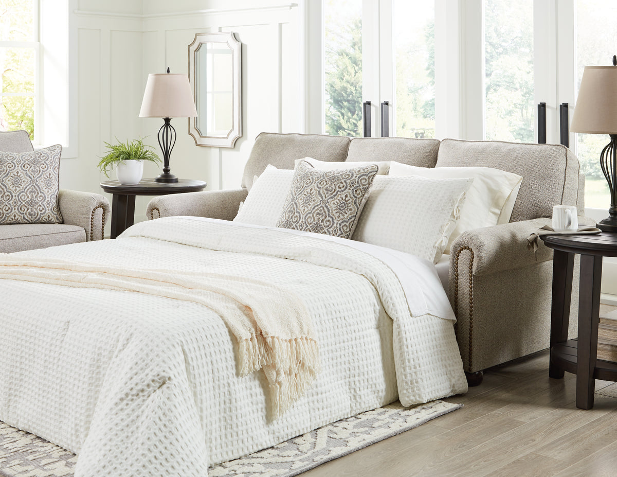 Best Deals Furniture - Ashley Furniture - Gaelon Queen Sofa Sleeper - Queen Sofa Sleeper / Dune - 3730739