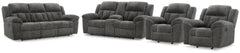 Best Deals Furniture - Ashley Furniture - Frohn Reclining Sofa and Loveseat and 2 Recliners - Reclining Sofa and Loveseat and 2 Recliners - 37406U6